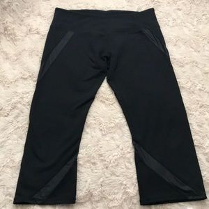 Fabletics Black Capris Workout Pants